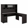 Bush Furniture Cabot 72W L Shaped Computer Desk With Hutch And Drawers, Espresso Oak (CAB053EPO)