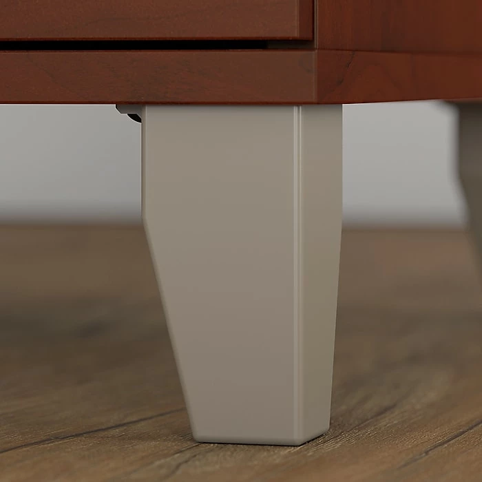 Bush Furniture Somerset 60W Office Desk With Lateral File Cabinet And 5 Shelf Bookcase, Hansen Cherry (SET013HC) - Image 6