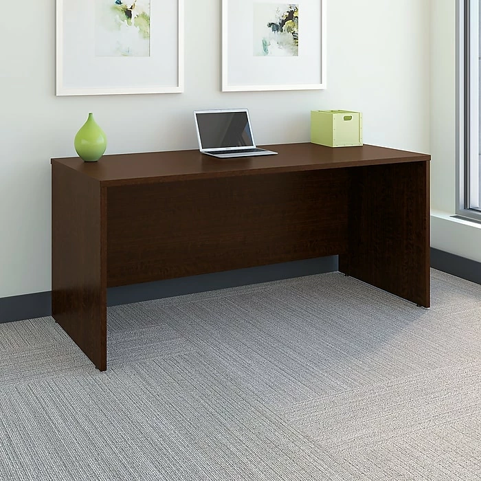 Bush Business Furniture Westfield 66W X 30D Office Desk, Mocha Cherry (WC12942A) - Image 2