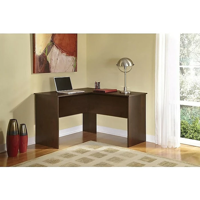 Easy 2 Go 48" Corner Desk, Brown (952543-CC) - Image 2