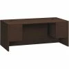 HON 10500 Series Double Pedestal Desk, 4 File Drawers, 72"W, Mocha Finish (HON10593MOMO)