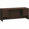 HON 10500 Series Credenza With Kneespace, 2 Box/2 File Drawers, 72"W, Mocha Finish (HON10543MOMO)