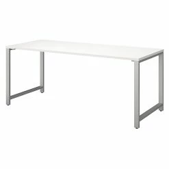 Bush Business Furniture 400 Series 71" Table Desk, White (400S145WH)