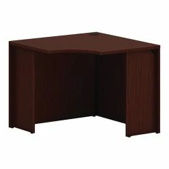 HON Mod 36" Corner Desk Shell, Traditional Mahogany (HLPLCS36.LTM1)