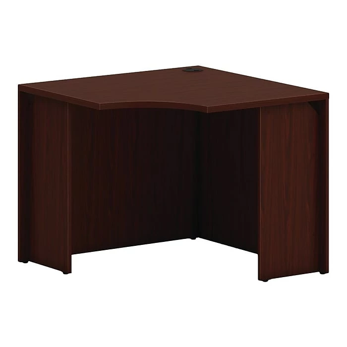 HON Mod 36" Corner Desk Shell, Traditional Mahogany (HLPLCS36.LTM1)