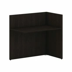 HON Mod 42" Reception Return Shell Desk, Java Oak (HLPLRCPNRS4225.LJA1)