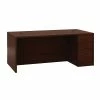 HON 10500 Series Right Pedestal Desk, 2 Box/1 File Drawer, 72"W, Mahogany Finish