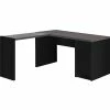 Monarch Specialties Inc. 60" L-Shaped Desk, Black/Gray (I 7431)