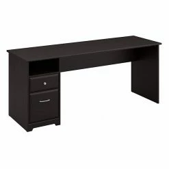 Bush Furniture Cabot 72W Computer Desk With Drawers, Espresso Oak (WC31872-03)
