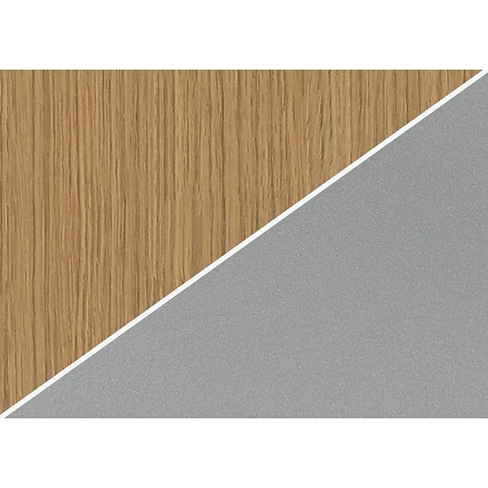 HON Coze 48"W Desk, Natural Recon And Silver (HONRPL2448N1P6) - Image 5