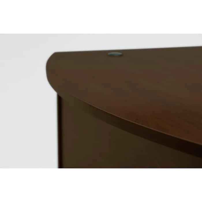 Bush Business Furniture Westfield 60W X 43D Left Handed L Bow Desk, Mocha Cherry (WC12933) - Image 3