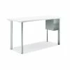 HON Coze 42"W Desk W/U-Storage, Designer White And Silver (HONRPL2442DWP6S)
