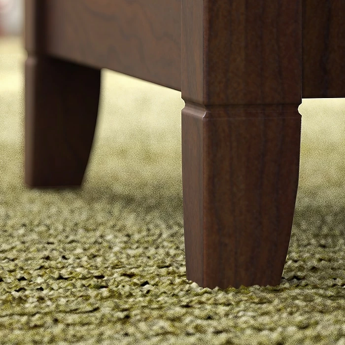 Bush Furniture Key West Secretary Desk With Keyboard Tray And Storage Cabinet, Bing Cherry, (KWS132BC-03) - Image 8