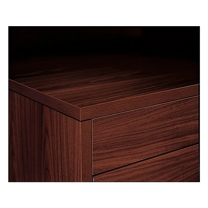 HON 10500 72" Double Pedestal Desk, Mahogany (H10593NN) - Image 2