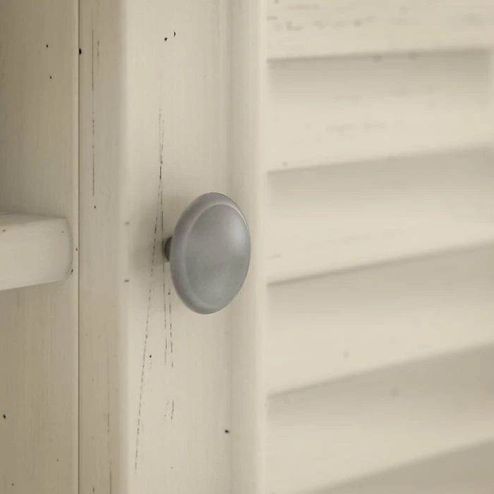 Bush Furniture Fairview 60W L Shaped Desk With Hutch, Storage Cabinet With Drawer And 5 Shelf Bookcase, Antique White (FV011AW) - Image 7