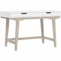 Thomasville Furniture Whitney 48" Writing Desk, Snowy White (SPLS-WH48D-TV)