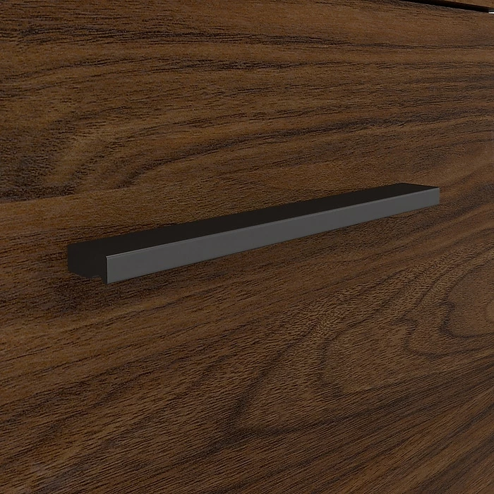 Bush Furniture Architect 60" Writing Desk With Drawers, Modern Walnut (ACD160MW-03) - Image 6