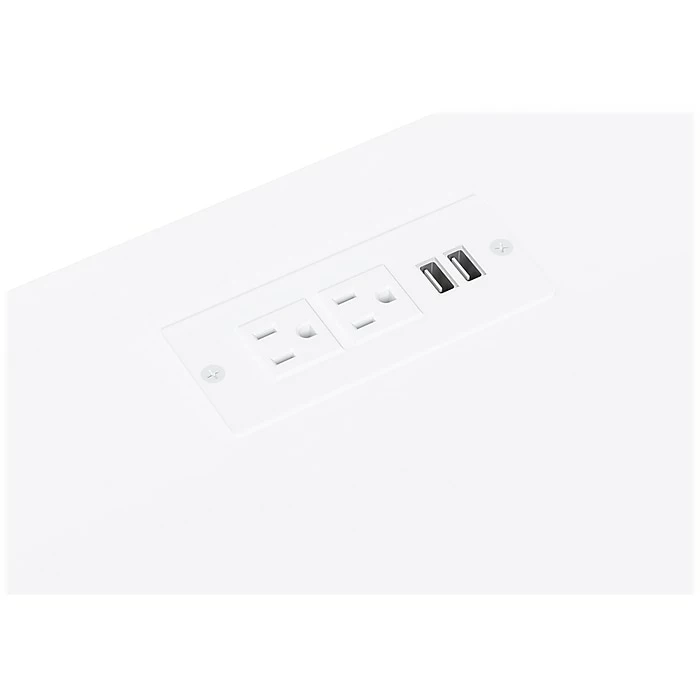 Thomasville Furniture Whitney 48" Writing Desk, Snowy White (SPLS-WH48D-TV) - Image 4