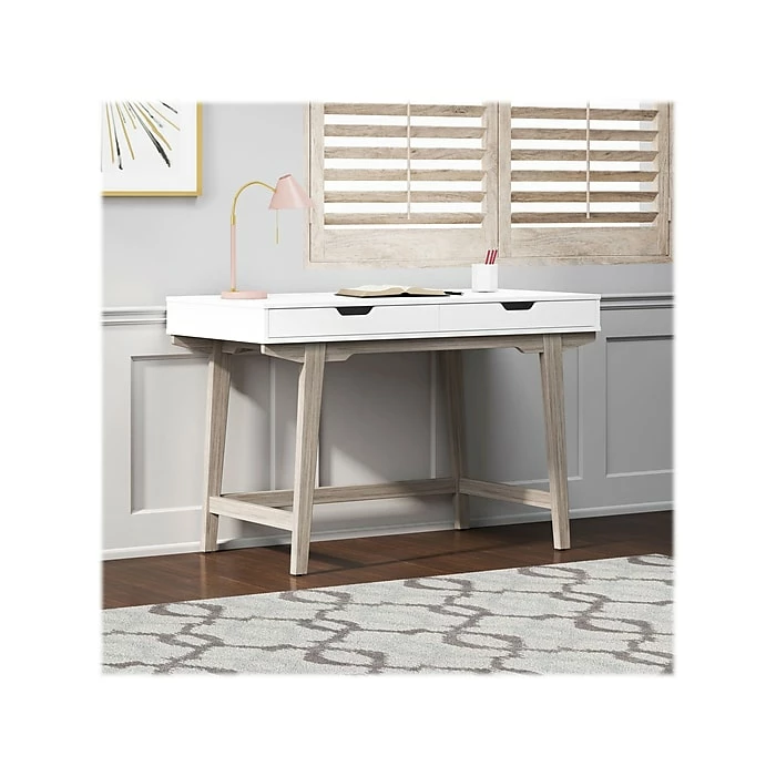 Thomasville Furniture Whitney 48" Writing Desk, Snowy White (SPLS-WH48D-TV) - Image 5