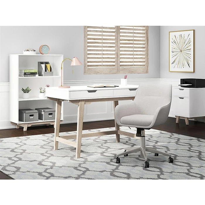 Thomasville Furniture Whitney 48" Writing Desk, Snowy White (SPLS-WH48D-TV) - Image 6