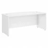 Bush Business Furniture Studio C 72W X 36D Bow Front Desk, White (SCD172WH)