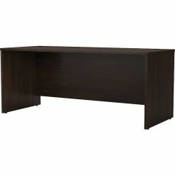 Bush Business Furniture Studio C 72"W Computer Desk, Black Walnut (SCD272BW)