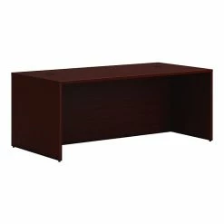 HON Mod 72" Desk Shell, Traditional Mahogany (HLPLDS7236.LTM1)