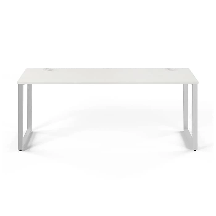 Union & Scale™ Workplace2.0™ 60" Writing Desk, Silver Mesh (UN57474)