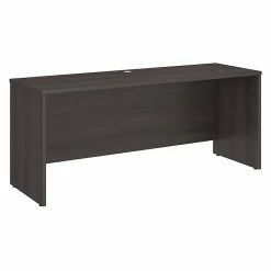 Bush Business Furniture Studio C 72W X 24D Credenza Desk, Storm Gray (SCD372SG)