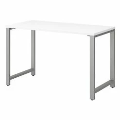 Bush Business Furniture 400 Series 48"W X 24"D Table Desk, White (400S146WH)