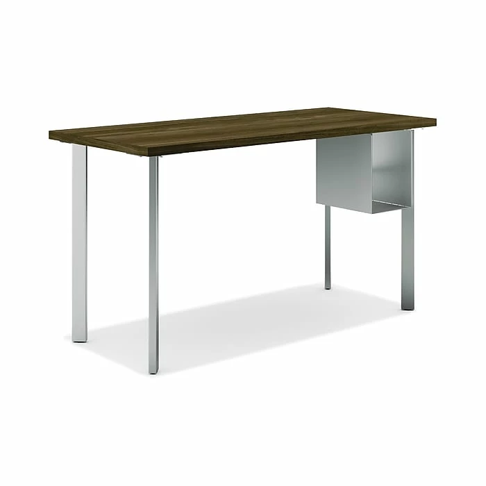 HON Coze 42"W Desk W/U-Storage, Natural Recon And Silver (HONRPL2442N1P6S) - Image 7