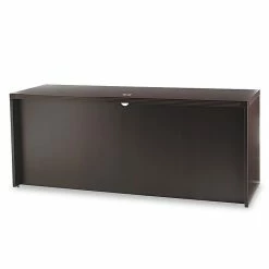 Safco Aberdeen Collection In Mocha, Credenza Shell