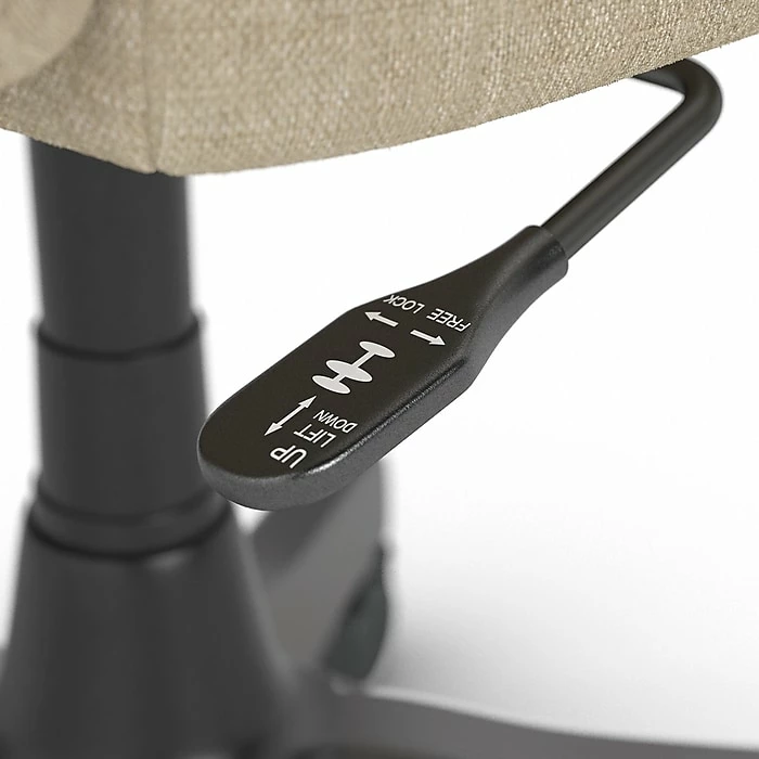 Bush Furniture Key West 54" Computer Desk With Storage And Mid-Back Tufted Office Chair, Reclaimed Pine (KWS020RCP) - Image 8