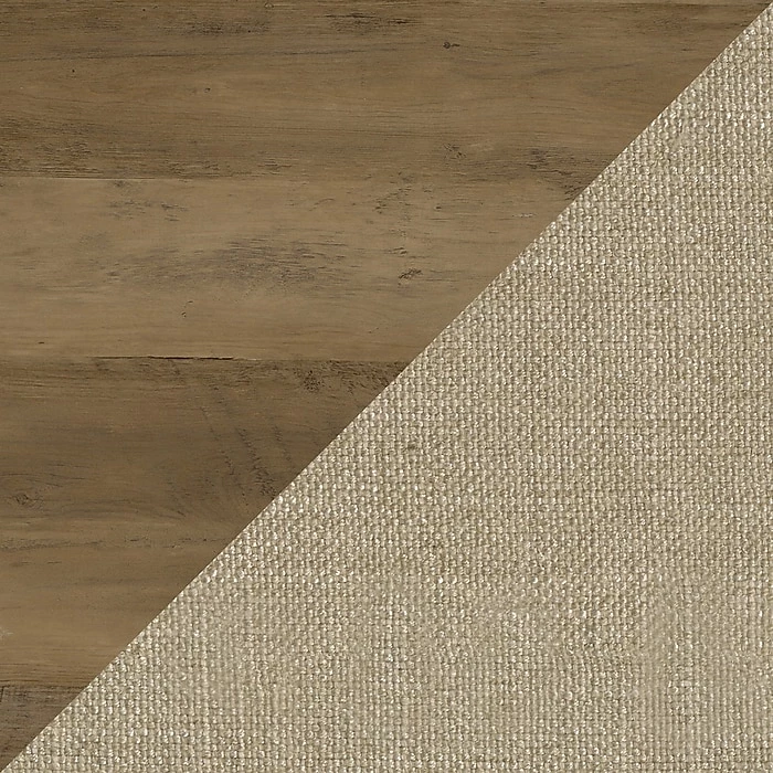 Bush Furniture Key West 54" Computer Desk With Storage And Mid-Back Tufted Office Chair, Reclaimed Pine (KWS020RCP) - Image 9