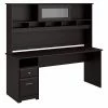 Bush Furniture Cabot 72W Computer Desk With Hutch And Drawers, Espresso Oak (CAB049EPO)