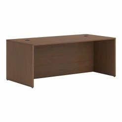 HON Mod 72" Desk Shell, Sepia Walnut (HLPLDS7236.LSE1)