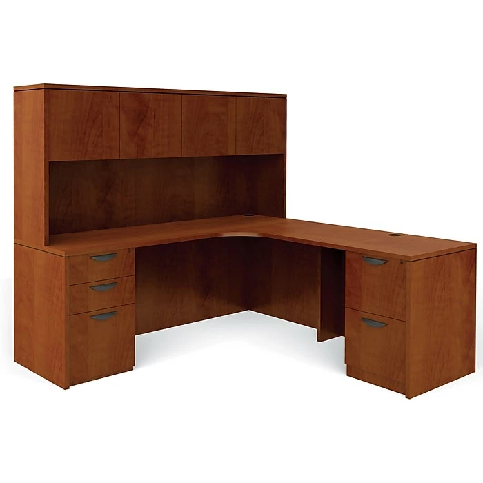 Global Superior BUNDLE12 Workstation, Dark Cherry - Image 2