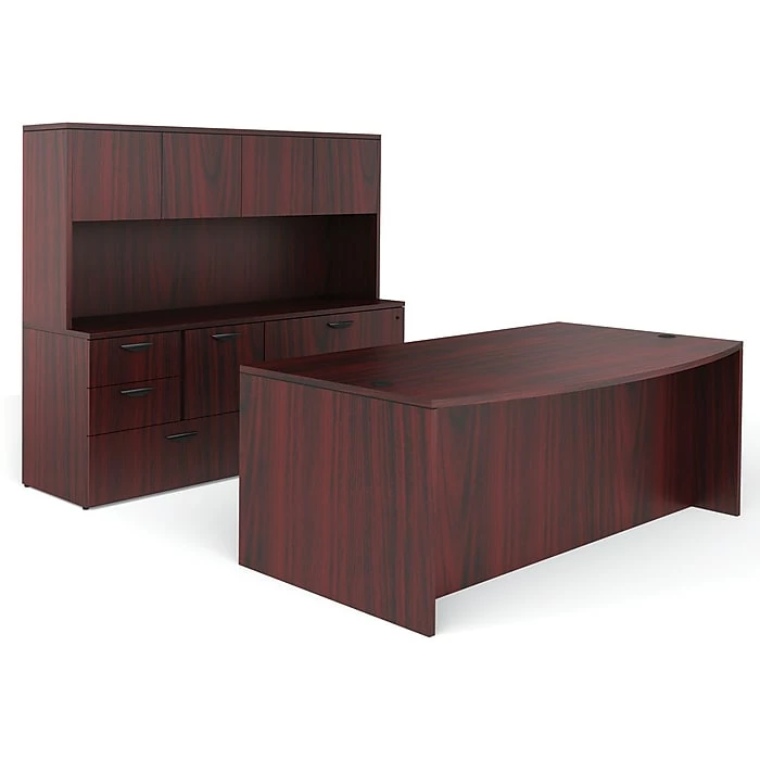Global Superior BUNDLE10 Workstation, Mahogany