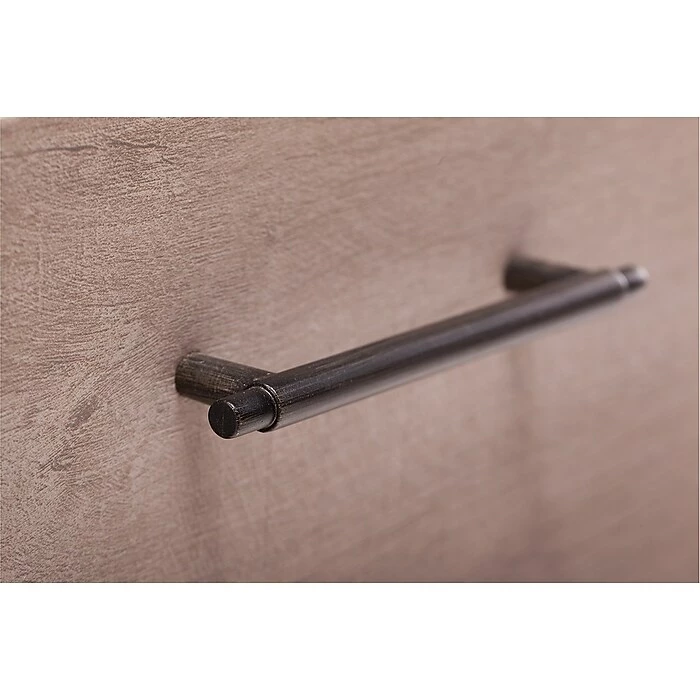 Bush Furniture Key West 48W Writing Desk With 2 Drawer Lateral File Cabinet And 5 Shelf Bookcase, Washed Gray (KWS004WG) - Image 6