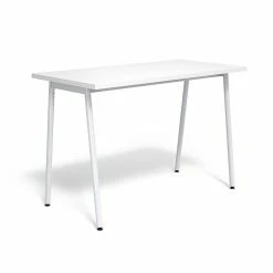 Union & Scale™ Lewis 36"H X 54"W Laminate Office And Computer Writing Desk, White, Tool-Less Assembly (UN55695-CC)