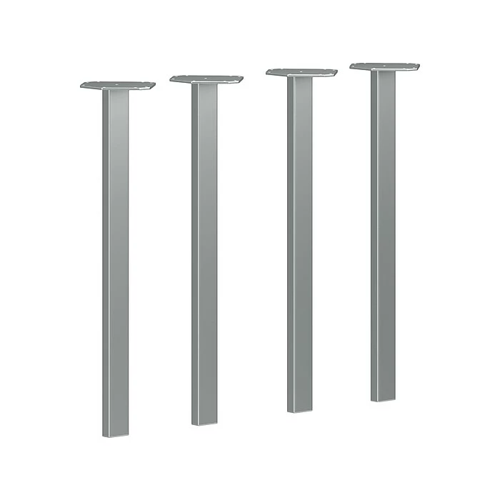 HON Coze 42" Table Desk With Convergence Task Chair, Florence Walnut/Silver/Black (HCZ42FWPCNVCU10) - Image 3