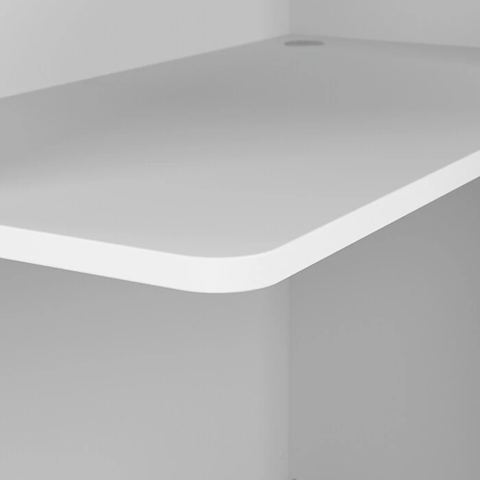 Bush Business Furniture Studio C 48"W Privacy Desk With Shelves, White (SCD248WHK) - Image 6