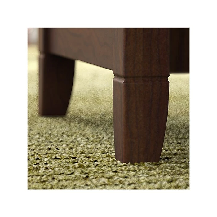 Bush Furniture Key West 60" L-Shaped Desk With 2-Drawer Mobile File Cabinet, Bing Cherry (KWS013BC) - Image 7