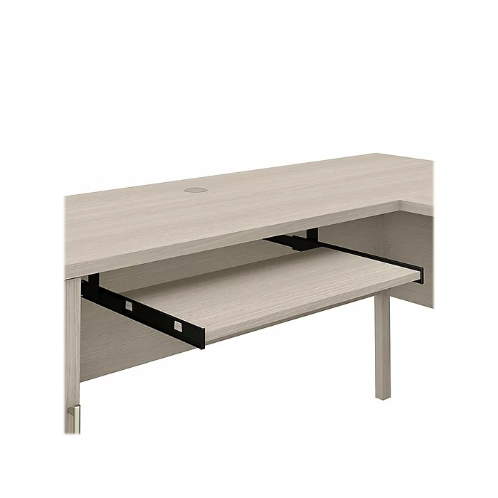 Bush Furniture Somerset 72" L-Shaped Desk With Hutch, Sand Oak (SET001SO) - Image 6