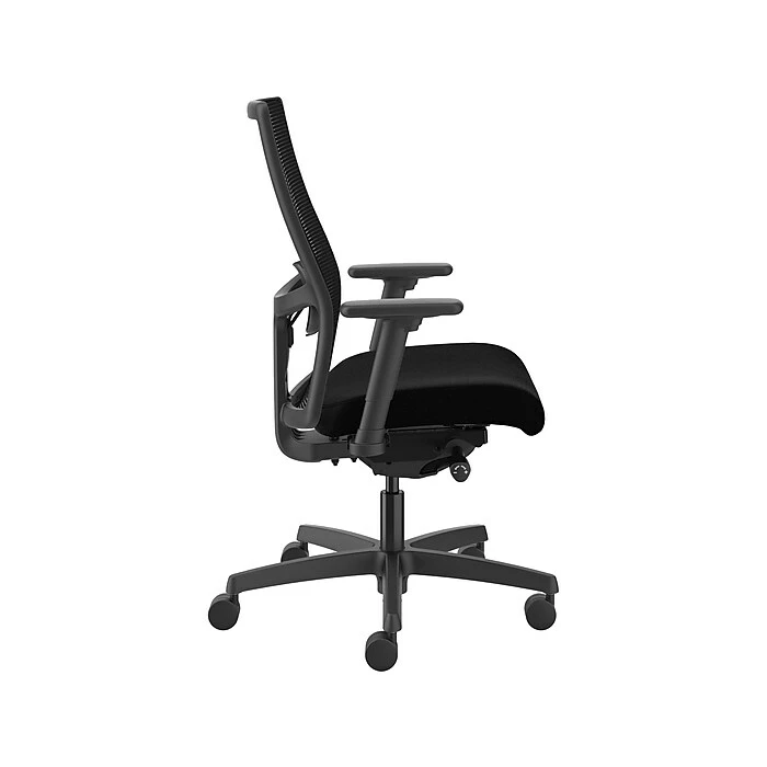 HON Coze 42" Table Desk With Ignition Task Chair, Florence Walnut/Silver/Black (HCZ42FWPIGNCU10) - Image 6