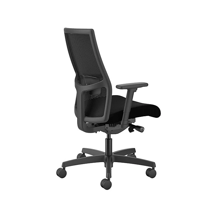 HON Coze 42" Table Desk With Ignition Task Chair, Florence Walnut/Silver/Black (HCZ42FWPIGNCU10) - Image 7