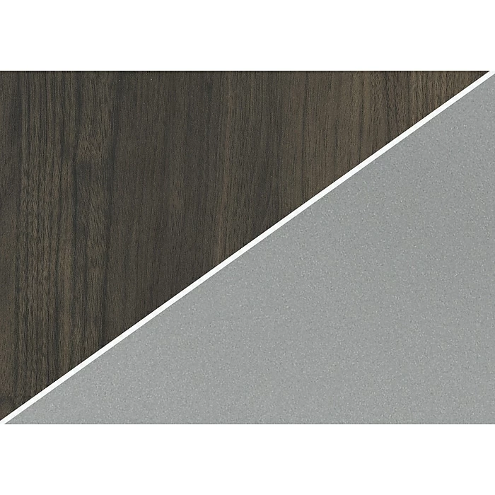 HON Coze 48"W Desk W/U-Storage, Florence Walnut And Silver (HONRPL2448FWP6S) - Image 5