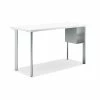HON Coze 54"W Desk W/U-Storage, Designer White And Silver (RPL2454DWP6S)