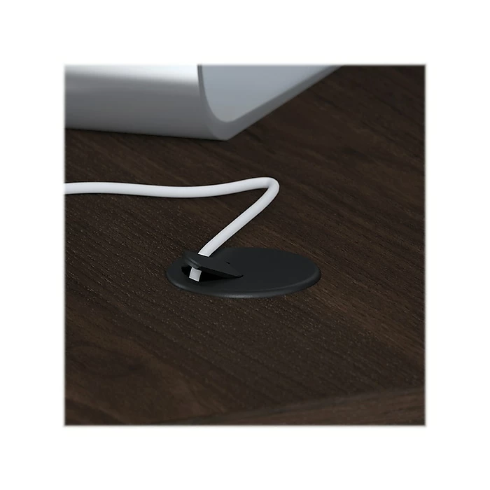 Bush Business Furniture Studio C 60" W Computer Desk With Mobile File Cabinet Bundle, Black Walnut (STC014BWSU) - Image 7