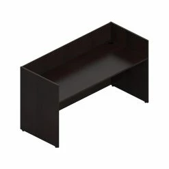 Offices To Go No Top 71" Reception Desk Shell, American Espresso (TDSL7130RDSNTAEL)